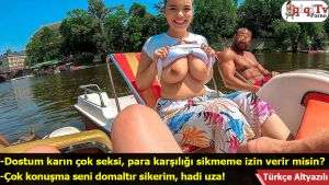 Tatil yapan çifti ayartıp karısını siktim Türkçe altyazılı porno